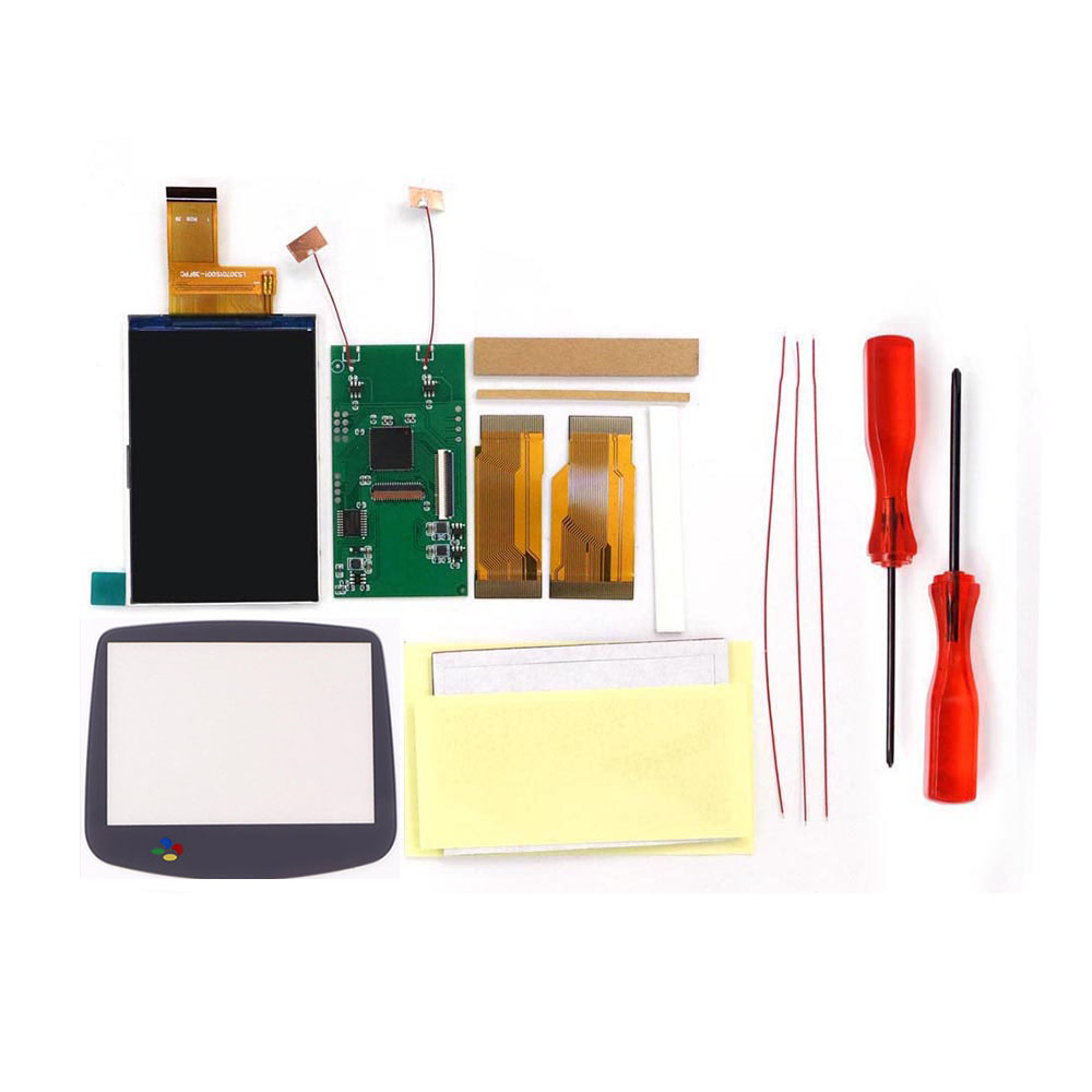 Lcd Screen Arcade - GBA V5 için Drop-in Arka Aydınlatmalı