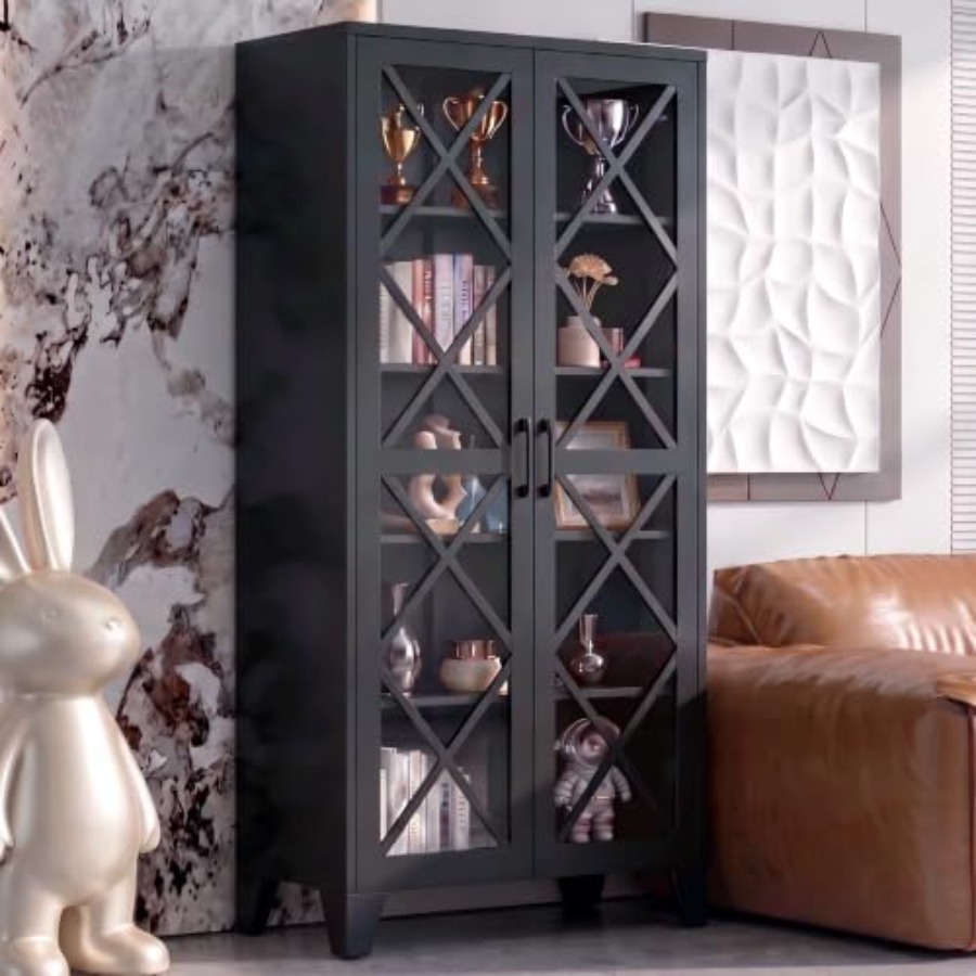 Glass Cabinet Display - 71 H Camlı Vitrin, çiftlik evi