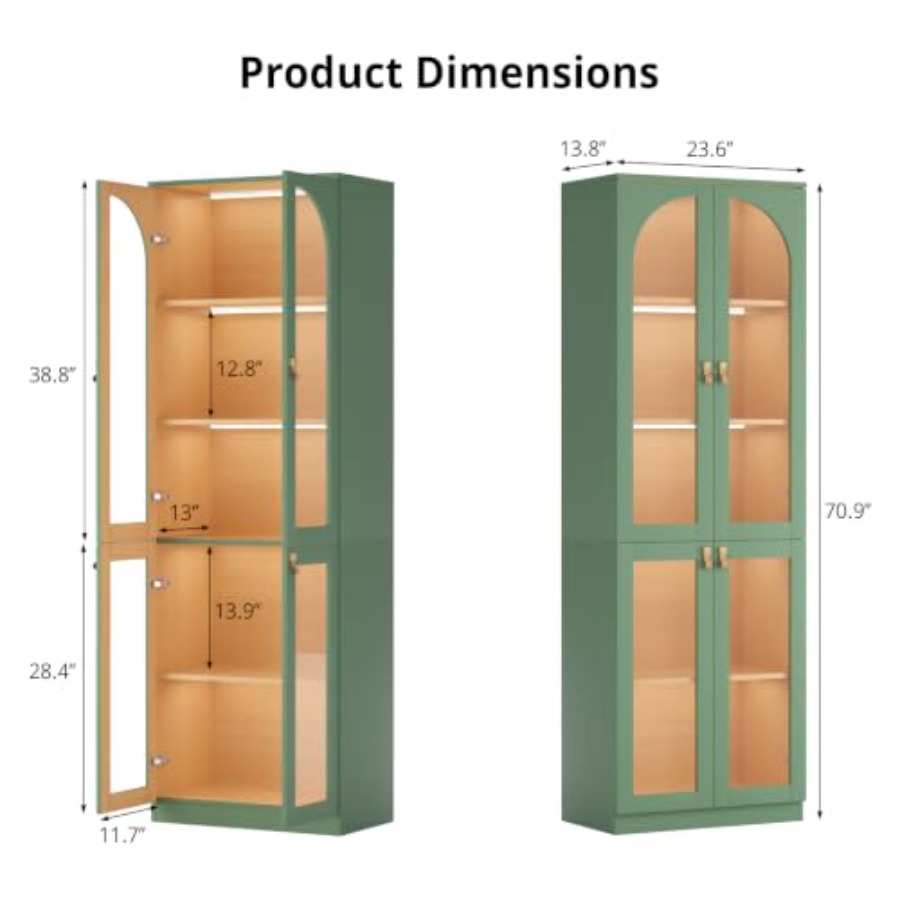Temperli cam kapaklı oturma od - Glass Cabinet Display incelemesi ve fiyatı