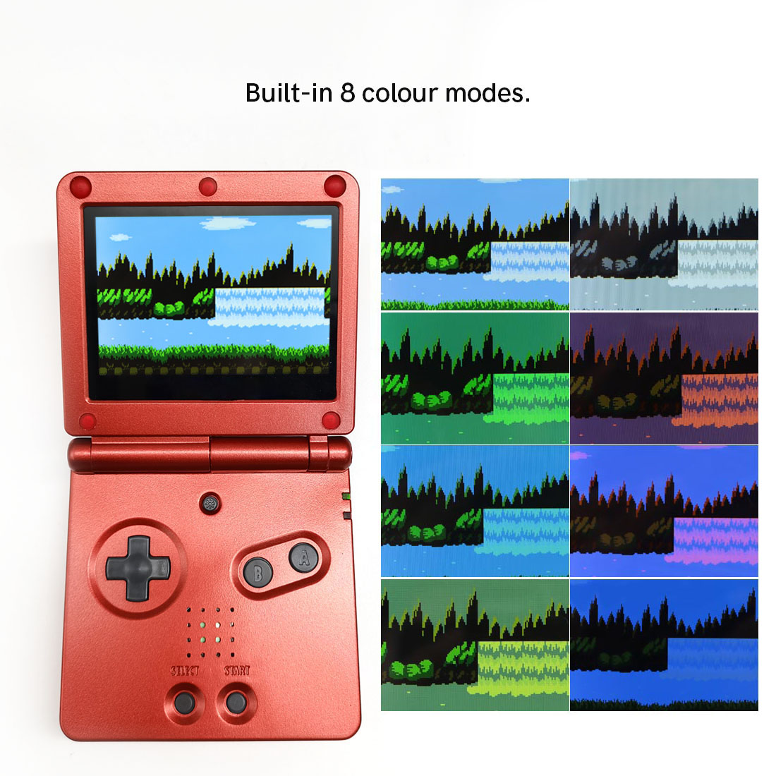 GBA SP V5 720x480 Retro piksel - Lcd Screen Arcade incelemesi ve fiyatı