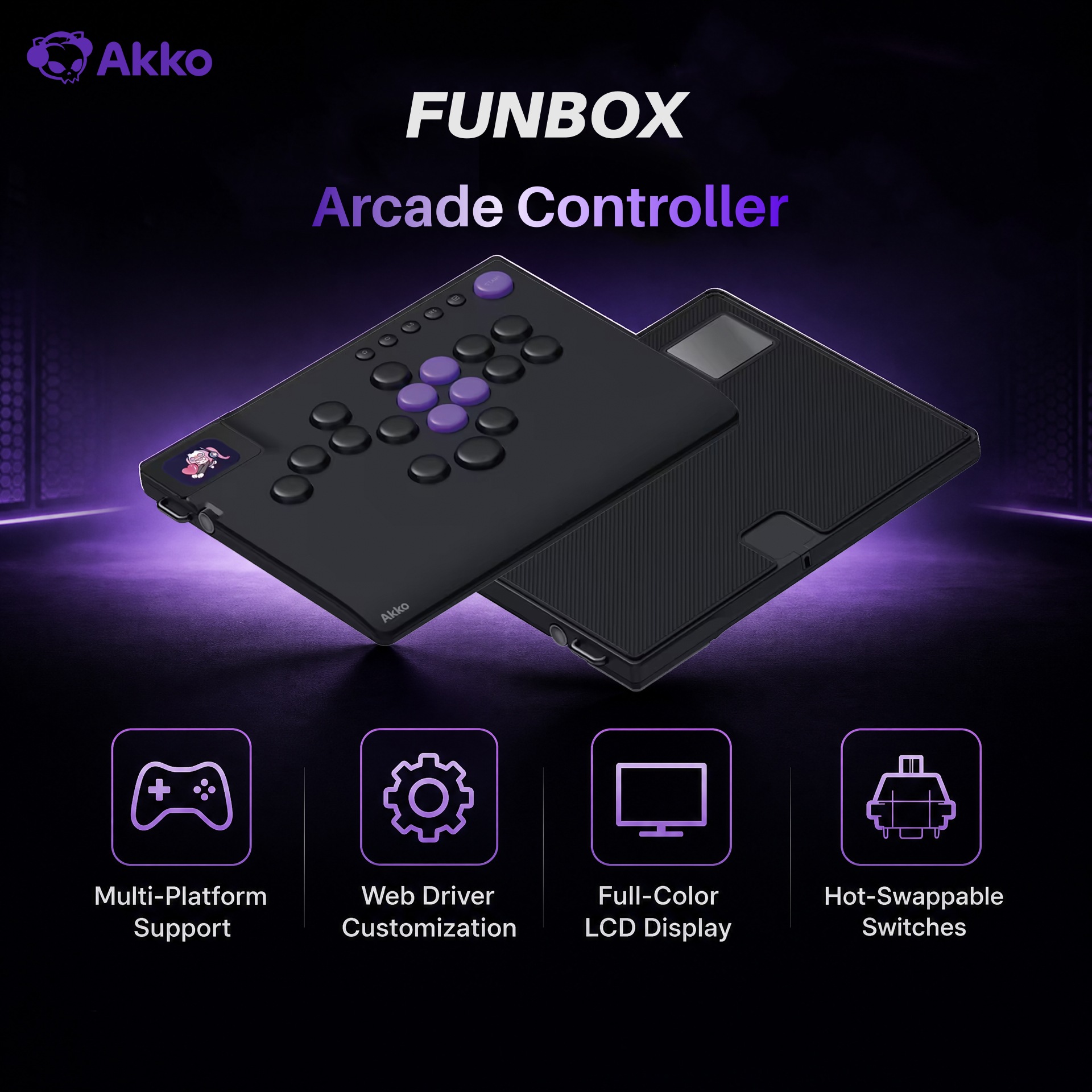 Akko FUNBOX Manyetik Kolu Olma - Arcade No incelemesi ve fiyatı