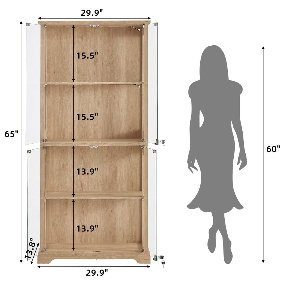 Çiftlik Evi Tipi Camlı Vitrin  - Glass Cabinet Display incelemesi ve fiyatı