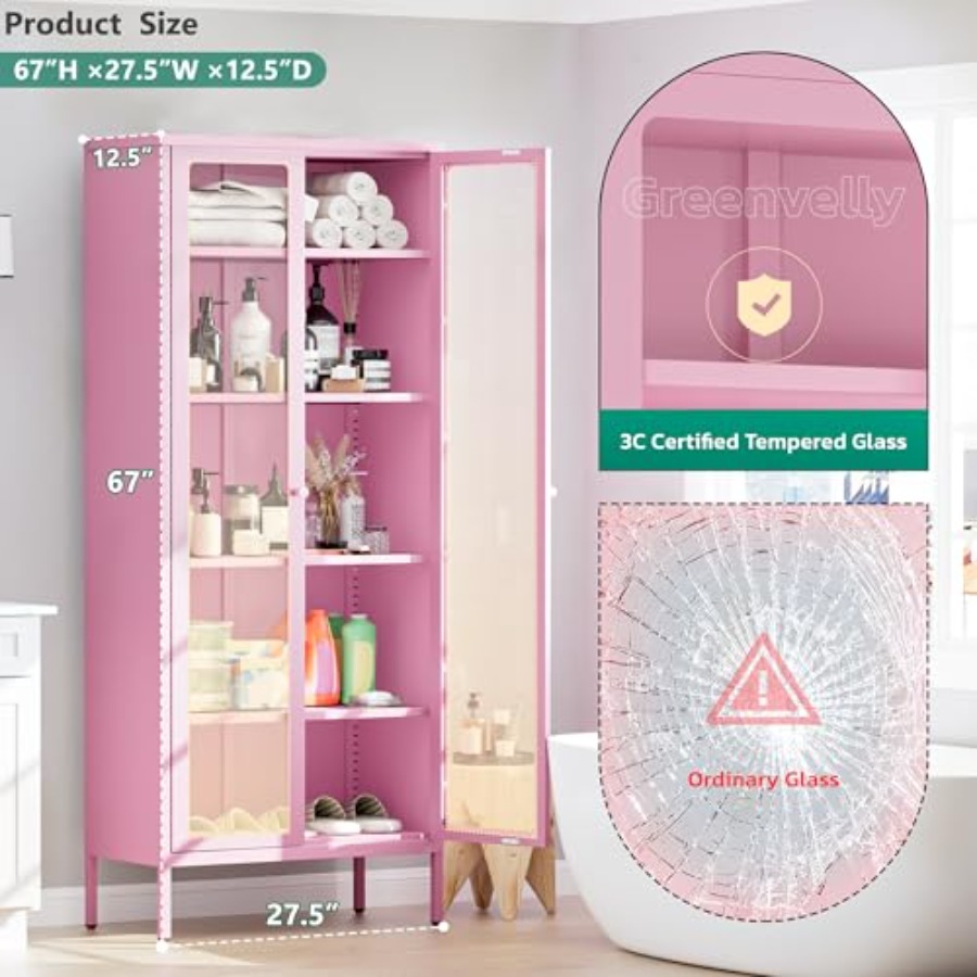 Ev Ofisi, Oturma Odası, Kiler  - Glass Cabinet Display incelemesi ve fiyatı
