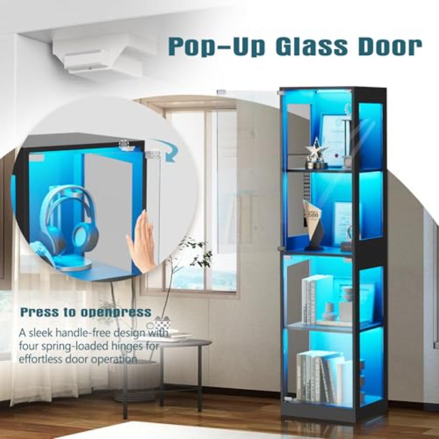 Oturma odası ve oyun odası içi - Glass Cabinet Display incelemesi ve fiyatı