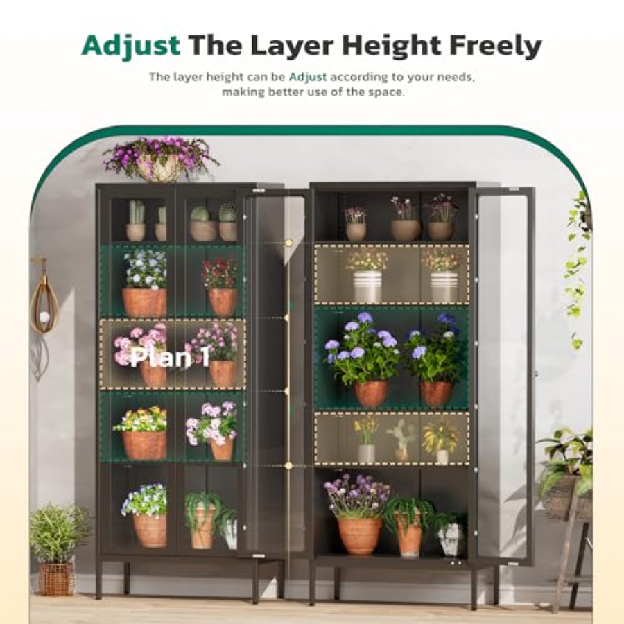 67 cm Metal Vitrin, Cam Kapılı - Glass Cabinet Display incelemesi ve fiyatı